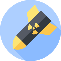 bomba nuclear Ícone