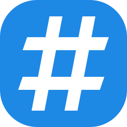 hashtag icoon