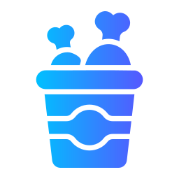 Chicken bucket icon