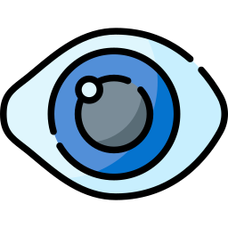 olho protético Ícone