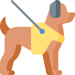 geleidehond icoon