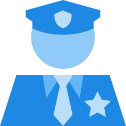 policía icono