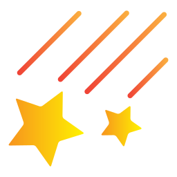 Falling star icon