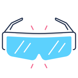Lab goggles icon
