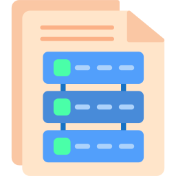 fichier de base de données Icône