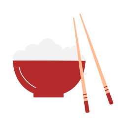 Чаша для риса иконка
