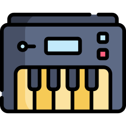 Electric piano icon