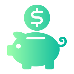 Piggy bank icon