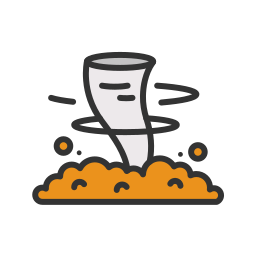 Dust storm icon