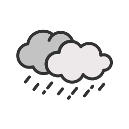 Heavy rain icon