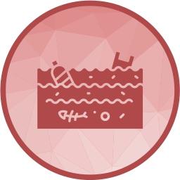 Water pollution icon