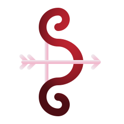 arco e freccia icona