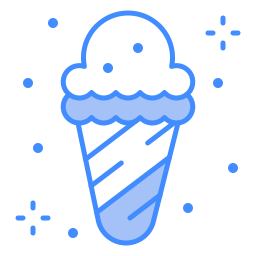 cucurucho de helado icono