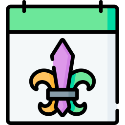 mardi gras icono