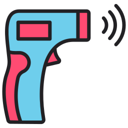 Thermometer gun icon