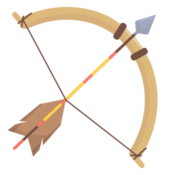 Лук и стрела иконка