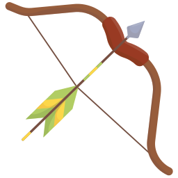 Bow and arrow icon