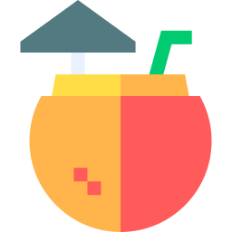 Coconut drink icon