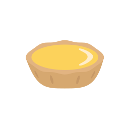 Egg tart icon