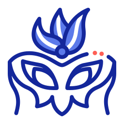 Карнавальная маска иконка