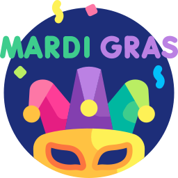 mardi gras ikona