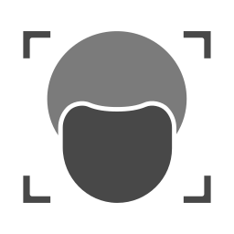 Escaner facial icono