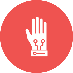 Wired glove icon