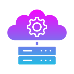 archiviazione cloud icona