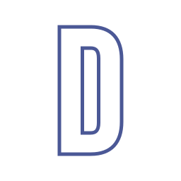 Letter D icon