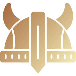capacete viking Ícone