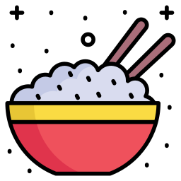 Rice bowl icon