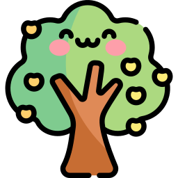 Árbol de manzana icono