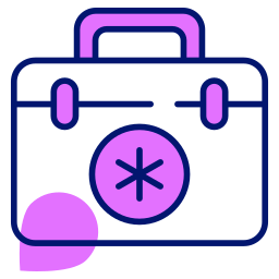 First aid kit icon