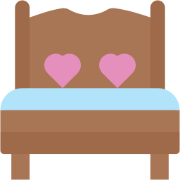 camera da letto icona