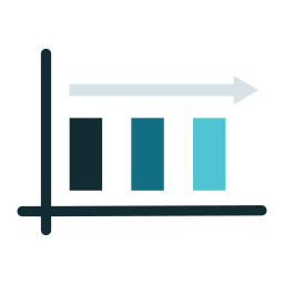 diagramme à bandes Icône