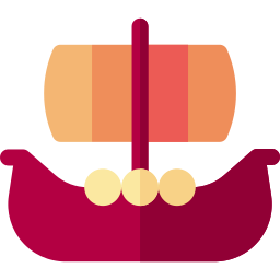 Viking ship  icon