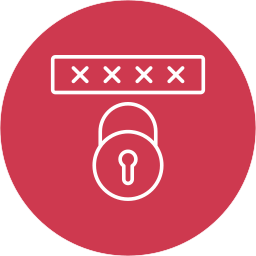 código de seguridad icono