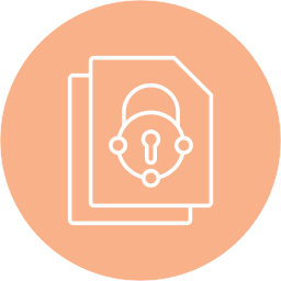 Secure data icon