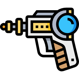 ruimte pistool icoon