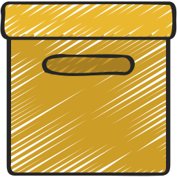 Ящик для хранения иконка