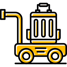 Luggage cart icon