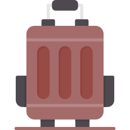 Travel luggage icon