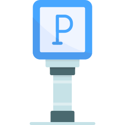 Parking sign icon