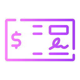 Bank Check icon