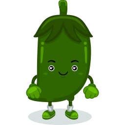 piment vert Icône