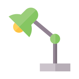 Desk lamp icon