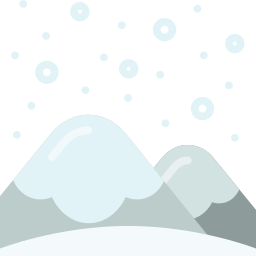 chute de neige Icône