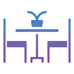 의자와 테이블 icon