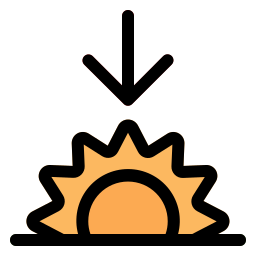 Закат солнца иконка