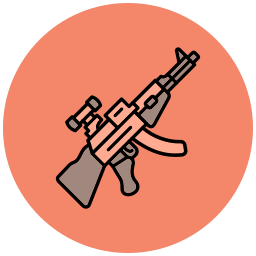 fusil de asalto icono